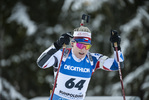 12.01.2022, xkvx, Biathlon IBU World Cup Ruhpolding, Sprint Women, v.l. Lucie Charvatova (Czech Republic) in aktion / in action competes