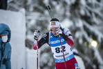 12.01.2022, xkvx, Biathlon IBU World Cup Ruhpolding, Sprint Women, v.l. Julia Schwaiger (Austria) in aktion / in action competes
