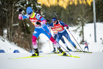 14.01.2022, xkvx, Biathlon IBU World Cup Ruhpolding, Relay Women, v.l. Selina Gasparin (Switzerland) in aktion / in action competes