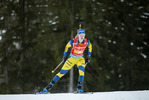 14.01.2022, xkvx, Biathlon IBU World Cup Ruhpolding, Relay Women, v.l. Mona Brorsson (Sweden) in aktion / in action competes