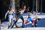 15.01.2022, xsoex, Biathlon IBU Junior Cup Pokljuka, Sprint Men, v.l. Darius Lodl (Germany) in aktion / in action competes