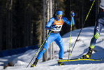 15.01.2022, xsoex, Biathlon IBU Junior Cup Pokljuka, Sprint Men, v.l. Nicolo Giraudo (Italy) in aktion / in action competes