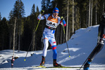 15.01.2022, xsoex, Biathlon IBU Junior Cup Pokljuka, Sprint Men, v.l. Matej Gregor (Slovakia) in aktion / in action competes