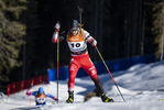 15.01.2022, xsoex, Biathlon IBU Junior Cup Pokljuka, Sprint Men, v.l. Jakob Feuersinger (Austria) in aktion / in action competes