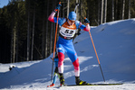 15.01.2022, xsoex, Biathlon IBU Junior Cup Pokljuka, Sprint Men, v.l. Aleksandr Kornev (Russia) in aktion / in action competes