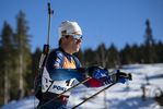 15.01.2022, xsoex, Biathlon IBU Junior Cup Pokljuka, Sprint Men, v.l. Mathis Profit (Switzerland) in aktion / in action competes