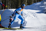 15.01.2022, xsoex, Biathlon IBU Junior Cup Pokljuka, Sprint Men, v.l. Michele Molinari (Italy) in aktion / in action competes