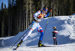 15.01.2022, xsoex, Biathlon IBU Junior Cup Pokljuka, Sprint Men, v.l. Damian Cesnek (Slovakia) in aktion / in action competes