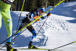 15.01.2022, xsoex, Biathlon IBU Junior Cup Pokljuka, Sprint Men, v.l. Tuudor Palm (Estonia) in aktion / in action competes