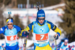 23.01.2022, xkvx, Biathlon IBU World Cup Anterselva, Relay Men, v.l. Malte Stefansson (Sweden) in aktion / in action competes