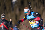 23.01.2022, xkvx, Biathlon IBU World Cup Anterselva, Relay Men, v.l. Johannes Thingnes Boe (Norway) in aktion / in action competes