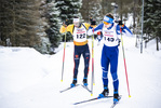 05.02.2021, xsoex, Biathlon Deutschlandpokal Clausthal-Zellerfeld, v.l. Linus Maier (Germany), Hendrik Rudolph (Germany)  / 