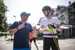 Pokljuka, Slowenien, 28.06.22: Trainer Uros Velepec (Germany), Johannes Kuehn (Germany) in aktion waehrend des Training am 28. June  2022 in Pokljuka. (Foto von Kevin Voigt / VOIGT)

Pokljuka, Slovenia, 28.06.22: Trainer Uros Velepec (Germany), Johannes Kuehn (Germany) in action competes during the training at the June 28, 2022 in Pokljuka. (Photo by Kevin Voigt / VOIGT)