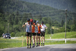 Pokljuka, Slowenien, 28.06.22: David Zobel (Germany), Benedikt Doll (Germany), Roman Rees (Germany), Justus Strelow (Germany), Johannes Kuehn (Germany) in aktion waehrend des Training am 28. June  2022 in Pokljuka. (Foto von Kevin Voigt / VOIGT)

Pokljuka, Slovenia, 28.06.22: David Zobel (Germany), Benedikt Doll (Germany), Roman Rees (Germany), Justus Strelow (Germany), Johannes Kuehn (Germany) in action competes during the training at the June 28, 2022 in Pokljuka. (Photo by Kevin Voigt / VOIGT)