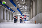 Oberhof, Deutschland, 21.07.22: Victoria Carl (Germany), Laura Gimmler (Germany), Lara Dellit (Germany) in aktion waehrend des Skihallen Sprint am 21. July  2022 in Oberhof. (Foto von Kevin Voigt / VOIGT)

Oberhof, Germany, 21.07.22: Victoria Carl (Germany), Laura Gimmler (Germany), Lara Dellit (Germany) in action competes during the Classic Skihall Sprint at the July 21, 2022 in Oberhof. (Photo by Kevin Voigt / VOIGT)